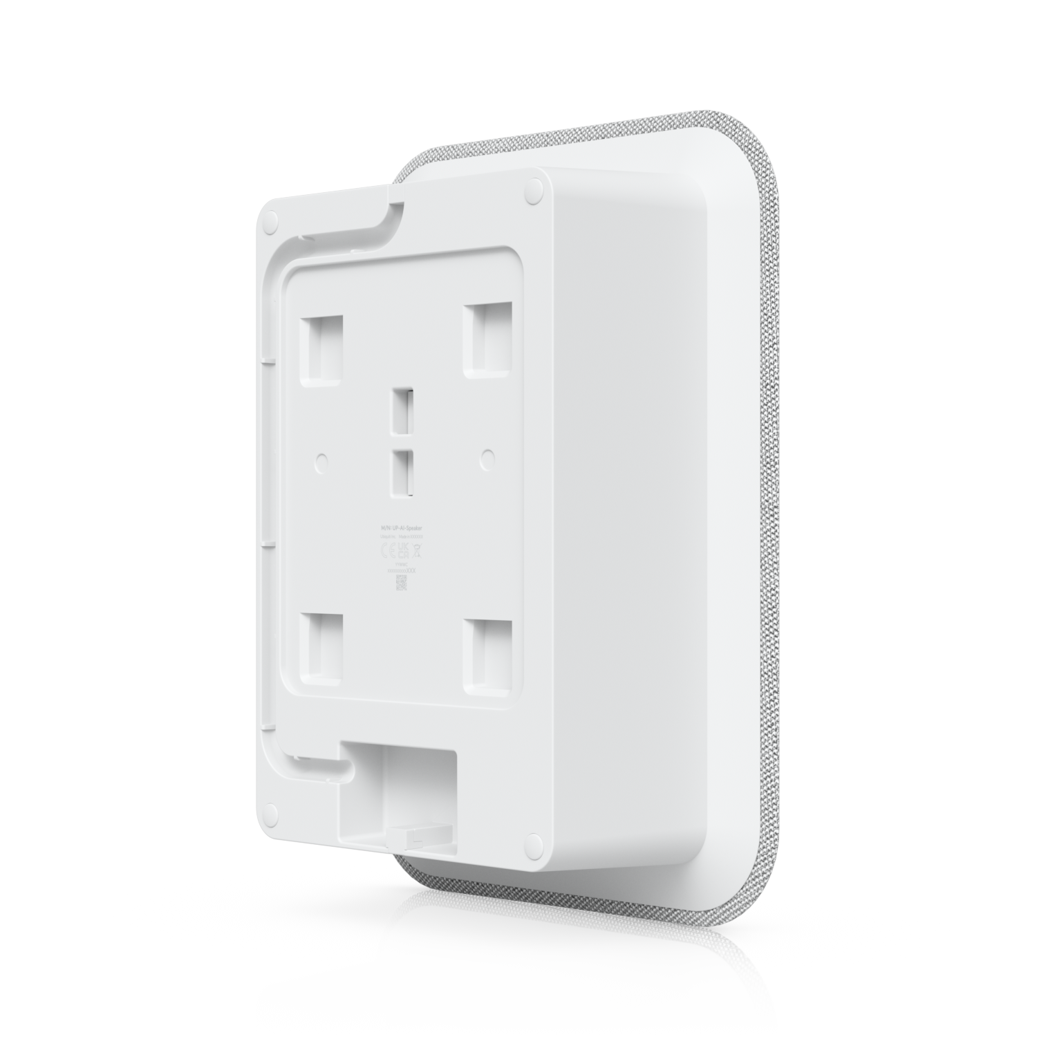 Ubiquiti UP-AI-Speaker rear mounting and RJ45 view