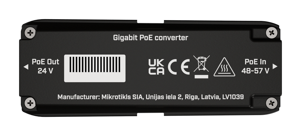 GPOE-CON-mini underside and PoE connections