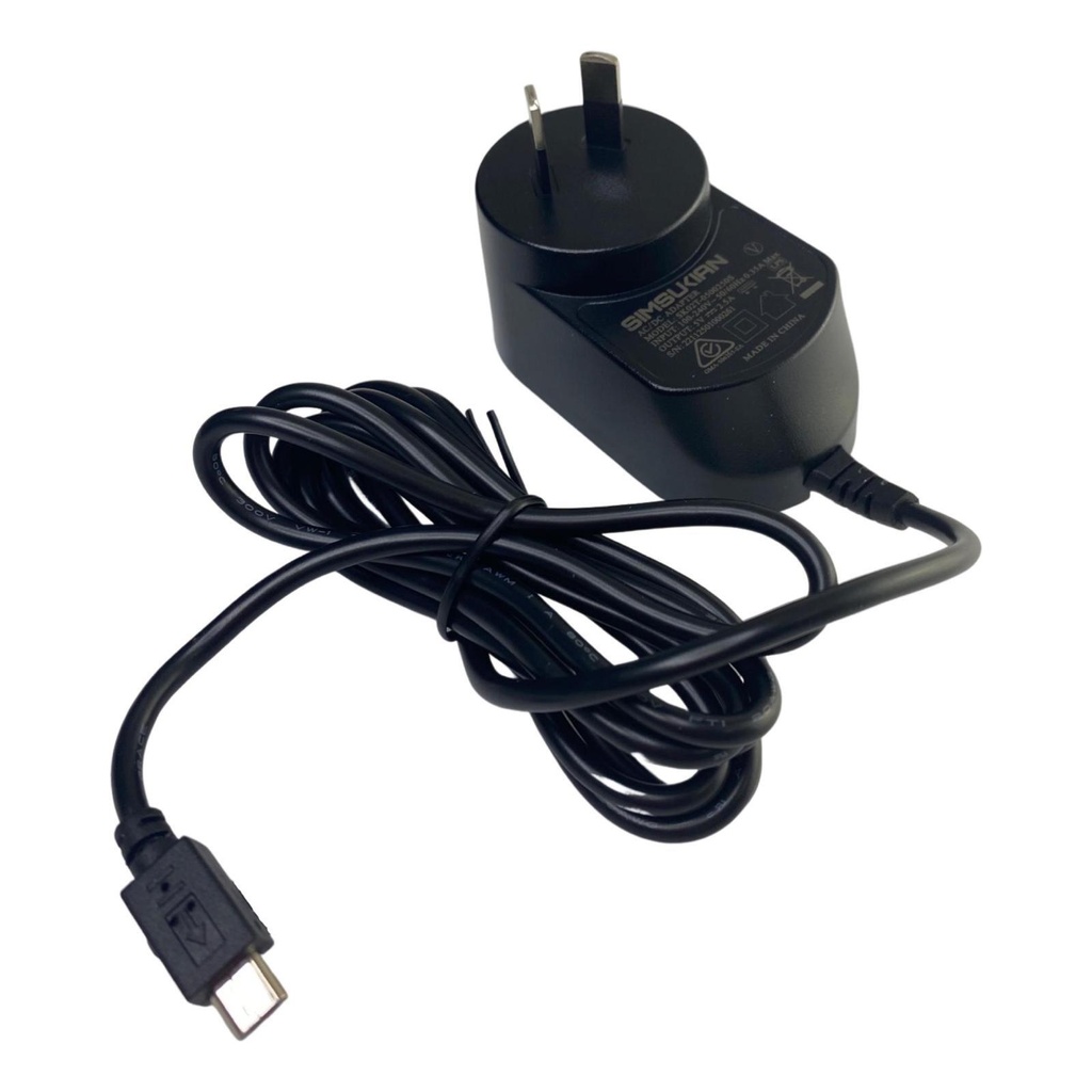 Australian Power Supply Micro USB 5V 2A