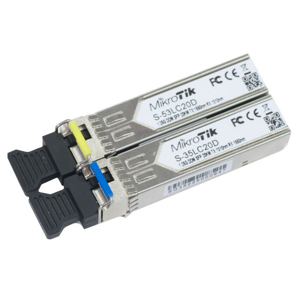 MikroTik S-3553LC20D Pair of SFP modules