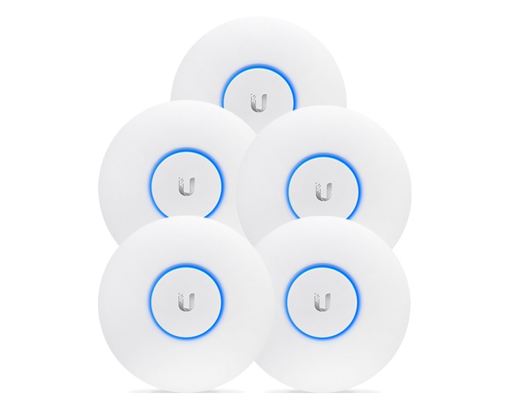 Ubiquiti UAP-AC-HD-5 UniFi AP, AC, High Density 4 x 4 - 5 Pack