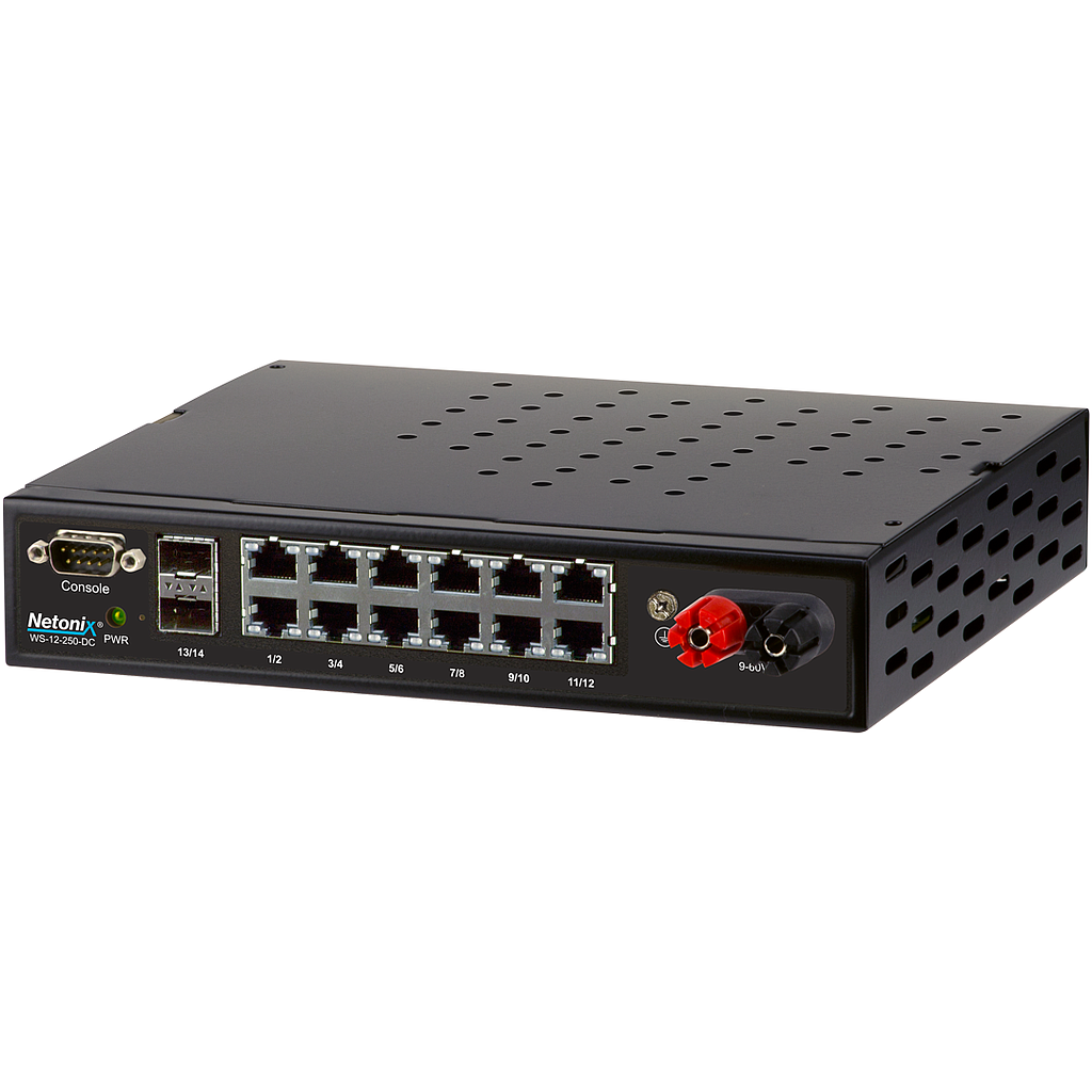 Netonix WS-12-250-DC 12-Port Managed POE Switch DC 250W