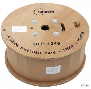 Shireen DFP-1246 Data, Fiber &amp; Power Composite Cable - 152m