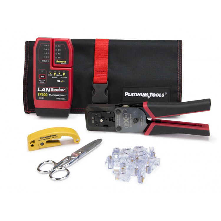 Platinum Tools 90148 EXO ezEX-RJ45 Termination and Test Kit