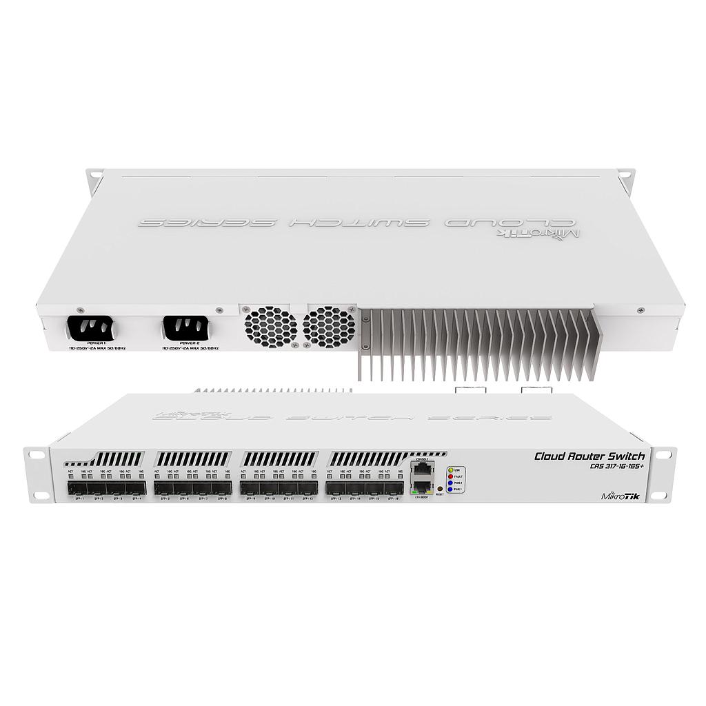 MikroTik CRS317-1G-16S+RM Cloud Router Switch OS L6 Rack Mount