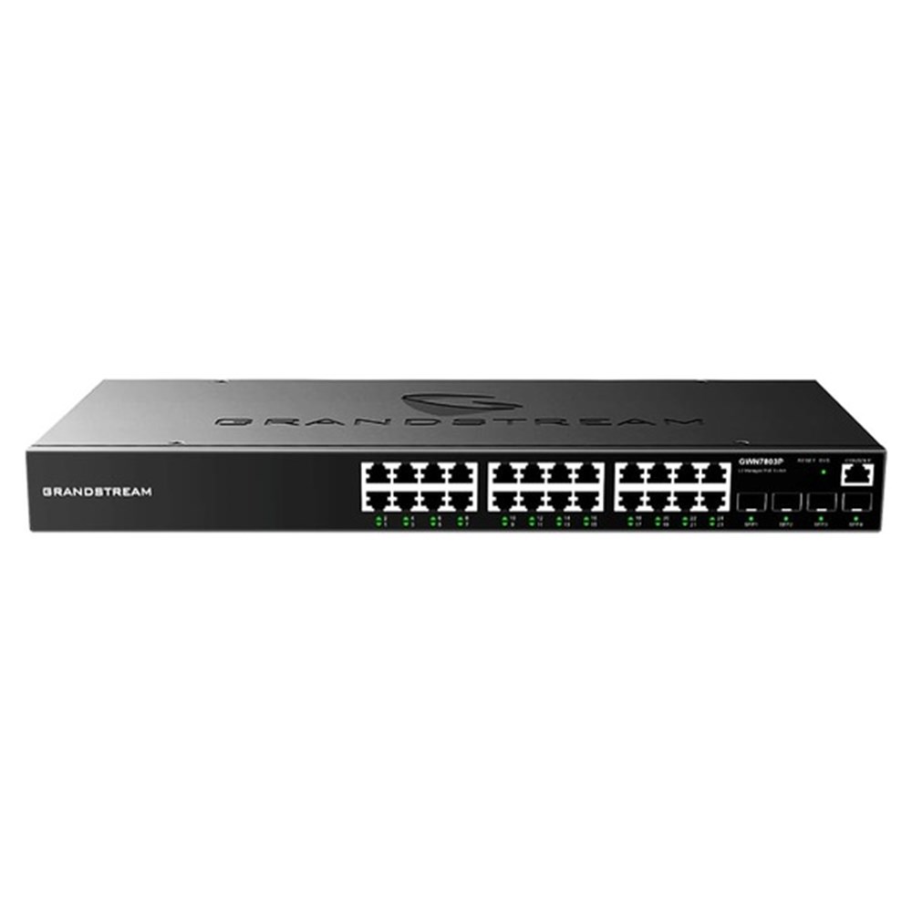 Grandstream GWN7803P PoE Network Switch 24xGigE 4xSFP