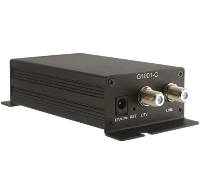Positron G1001-C-AU G.hn COAX to Gigabit Ethernet Bridge with 1 GE Port, and 1 Coax Output (F-Type Connector) for Set-top Box (STB)