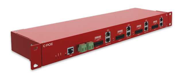 9dot C-POE 4x 150W PoE Ports With Integrated Remote Control