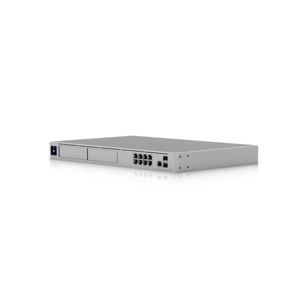 Ubiquiti UDM-Pro-Max-AU UniFi MultiApplication System with 2x HDD Bays 8 Port Switch Rackmount 2Yr Warr