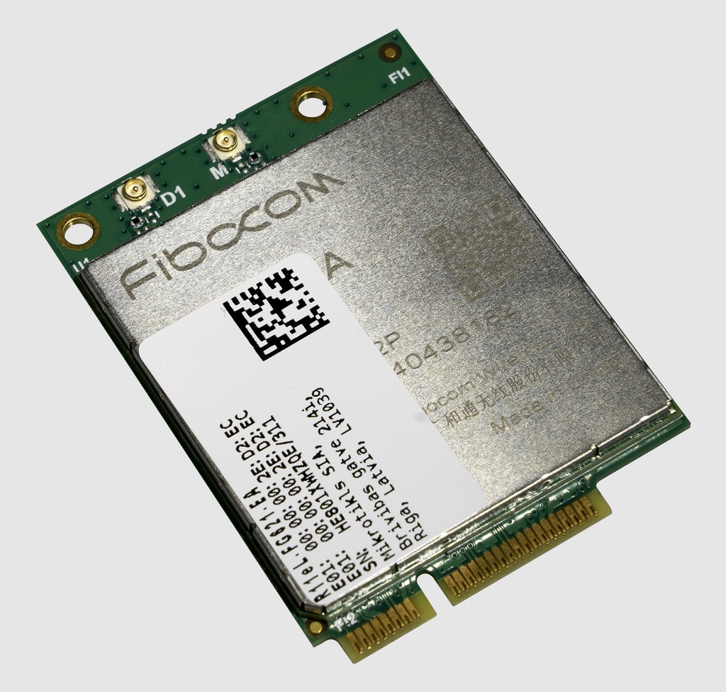 MikroTik R11eL-FG621-EA MiniPCIe CAT6 LTE card