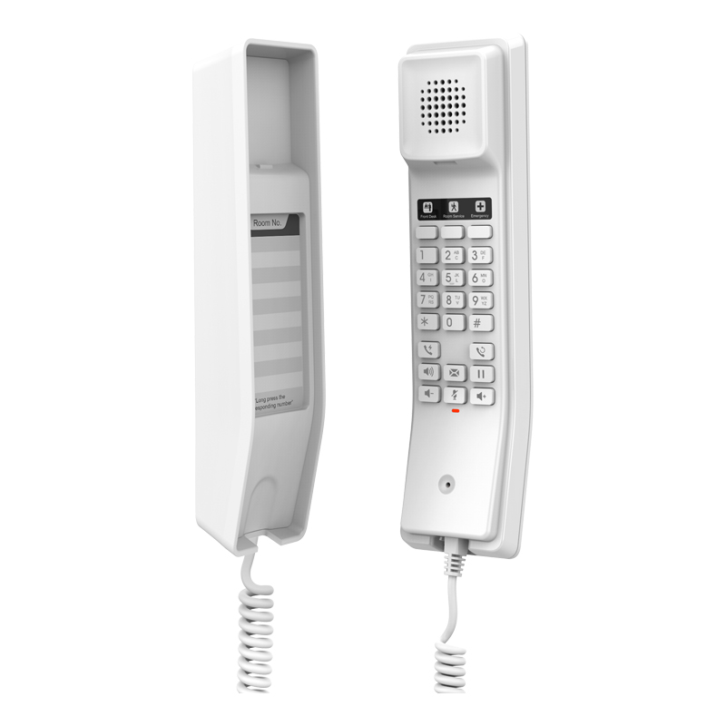 Grandstream GHP610 Compact Hotel SIP IP Phone - White