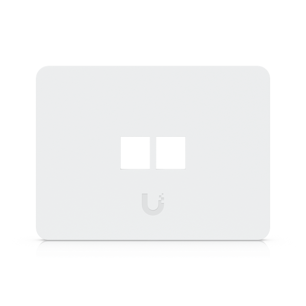 Ubiquiti UACC-WP-Keystone-H-2P UniFi Paintable Keystone Wall Plate 2-Port 4-Pack