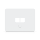 Ubiquiti UACC-WP-Keystone-H-2P UniFi Paintable Keystone Wall Plate 2-Port 4-Pack