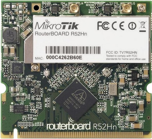[R52HnD] MikroTik R52HnD 802.11a/b/g/n dual band miniPCI card
