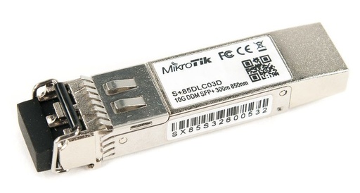[S+85DLC03D] MikroTik S+85DLC03D SFP+ module 10G MM 300m 850nm