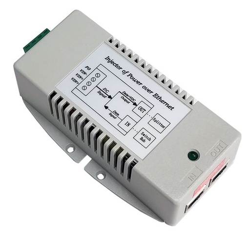 [TP-DC-2448GDx2-HP] Tycon Power TP-DC-2448GDx2-HP Gigabit Dual Output 802.3at PoE Injectors 18-36V