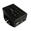 Tycon Power TP-DCDC-2USB-48 5VDC USB In, 48VDC Out 12W, 2USB to 48VDC Passive POE Injector