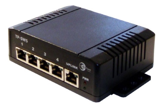 [TP-SSW5-NC] Tycon Power TP-SSW5-NC - 12-56V 5 port High Power (2A/port) POE 10/100BASET switch