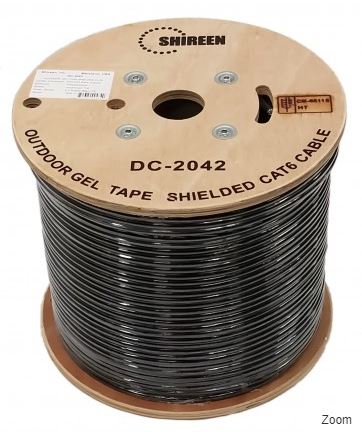 [DC-2042] Shireen DC-2042 Outdoor Cat6 Shielded Dry Gel Tape 305m