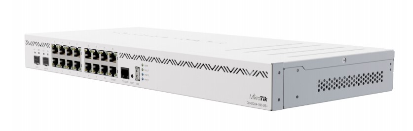 MikroTik CCR2004-16G-2S+ 1U RM, 16xGbit LAN 2xSFP cage, 2xSFP+