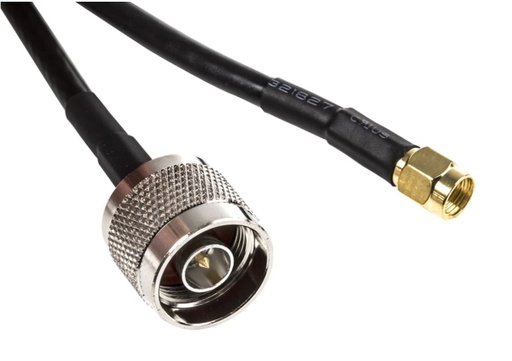[HW-CA195-NM-SMAM-2 N] Hana Wireless HW-CA195-NM-SMAM-2 N Male to SMA Male Jumper Cable 600mm