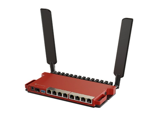 [L009UiGS-2HaxD-IN] Mikrotik L009UiGS-2HaxD-IN  PoE in out, 8xGBe, 1x2.5G SFP, Wifi6 2.4GHz