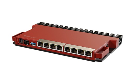 [L009UiGS-RM] Mikrotik L009UiGS-RM  PoE in out, 8xGBe, 1x2.5G SFP, 2 Core Arm CPU