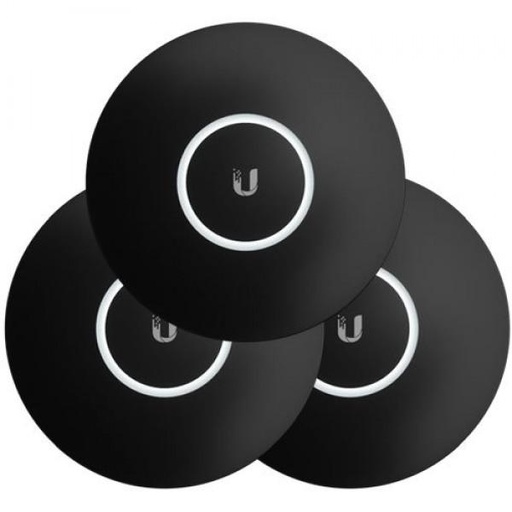 [nHD-cover-Black-3] Ubiquiti nHD-cover-Black-3 Black Design Upgradable Casing for nanoHD, 3-Pack
