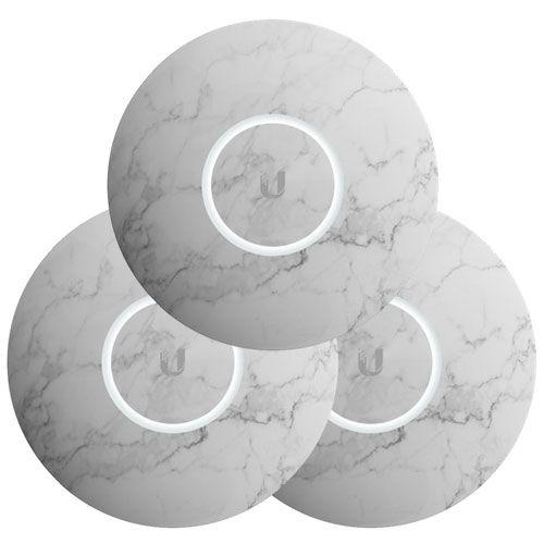 [nHD-cover-Marble-3] Ubiquiti nHD-coverMarble-3 Marble Design Upgradable Casing for nanoHD, 3-Pack