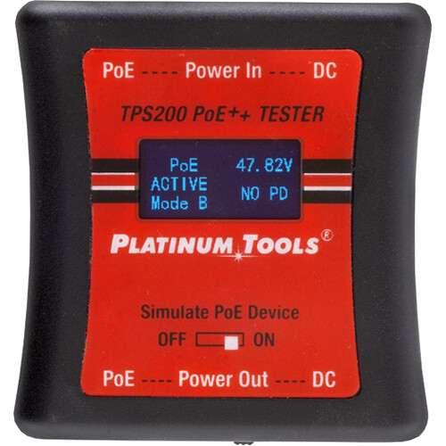 [TPS200C] Platinum Tools TPS200C PoE++ Tester