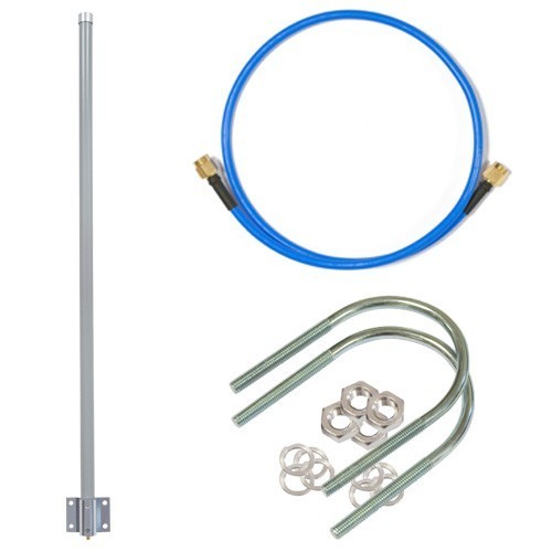 [915_Omni_antenna] MikroTik 915_Omni_antenna LoRa Omni Antenna Kit 6.5dBi 824-960MHz with SMA Female connector - 1m Cable included