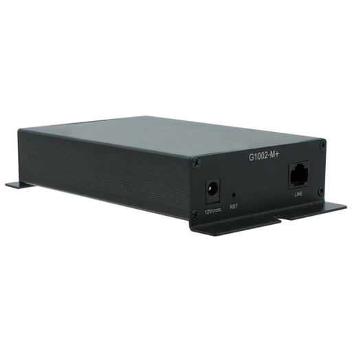 [G1002-M-AU] Positron G1002-M-AU G.hn SISO/MIMO (Copper Twisted Pair) to Gigabit Ethernet Bridge. 2 GE Ports. Supports Trunk Mode (4,000+ VLANs). AC-DC 12v Wall adapter included.