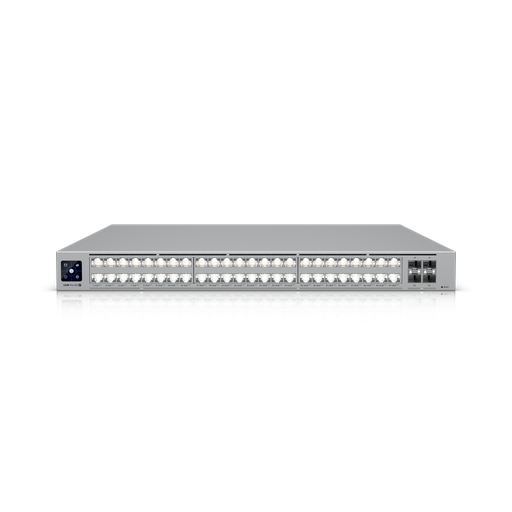 [USW-Pro-XG-48-PoE] Ubiquiti USW-Pro-XG-48-PoE UniFi Professional-grade, 48-port Layer 3 Etherlighting™ PoE+++ switch with (32) 10 GbE, (16) 2.5 GbE PoE (4) 25G SFP28 ports