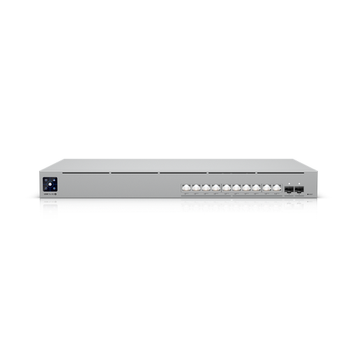 [USW-Pro-XG-10-PoE] Ubiquiti USW-Pro-XG-10-PoE UniFi professional-grade 10-port, Layer 3 Etherlighting™ PoE+++ switch with (10) 10 GbE (2) 10G SFP+ ports.