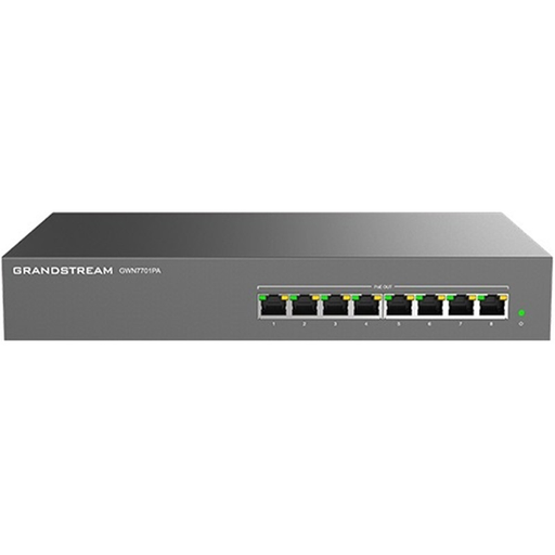 [GWN7701PA] Grandstream GWN7701PA Unmanaged Network Switch, 8 x GigE (8 x PoE)