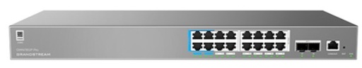 [GWN7802P Pro] Grandstream GWN7802P Pro Enterprise Layer 2+ Managed  PoE Network Switch, 16 x GigE, 2 x SFP+, 250 Watt PoE++