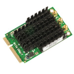 [R11e-5HacT] Mikrotik R11e-5HacT 802.11a/c High Power miniPCI-e card with MMCX connectors