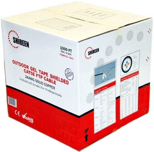 [DC-1042] Shireen DC-1042 Outdoor Cat5e Shielded Dry Gel Tape 305m