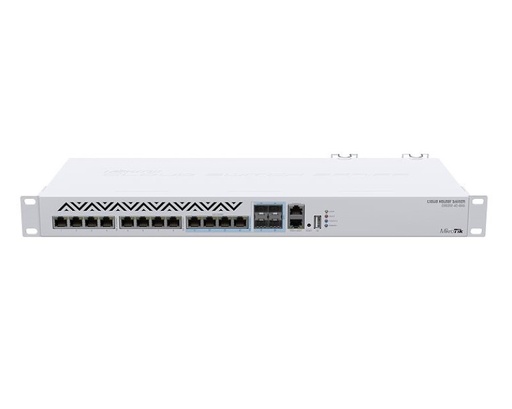 [CRS312-4C+8XG-RM] Mikrotik CRS312-4C+8XG-RM 12-Port 10G Switch Dual Power Supply Rack Kit