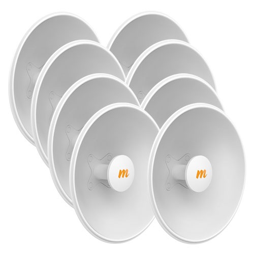 [N2-X25-8] Mimosa N5-X25-8 Pack 4.9-6.4GHz 400mm Dish Ant. for C5x 8Pk