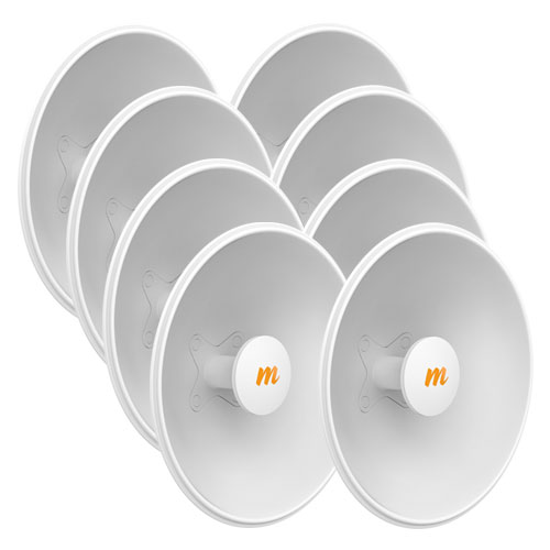 [N25-X25-8] Mimosa N25-X25-8 4.9-6.4GHz 400mm Dish Ant. for C5x 8Pk
