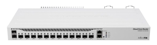 [CCR2004-1G-12S+2XS] MikroTik CCR2004-1G-12S+2XS 1U RM, 12xSFP cage, 12xSFP+ cage, 4 Core 1.7GHz CPU, Dual P/S