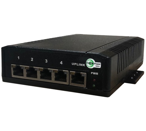 [TP-SW5G-D] Tycon Power TP-SW5G-D 5 port POE Gigabit Switch at/af 42-57vDC