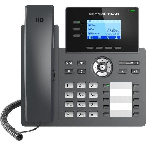 [GRP2604P] Grandstream GRP2604P 3 Lines 6 SIP Accounts IP Phone PoE