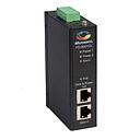 [PD-9501GI/DC] Microsemi PD-9501GI/DC 1-port AT Industrial 60W PoE Midspan, Dual DC input
